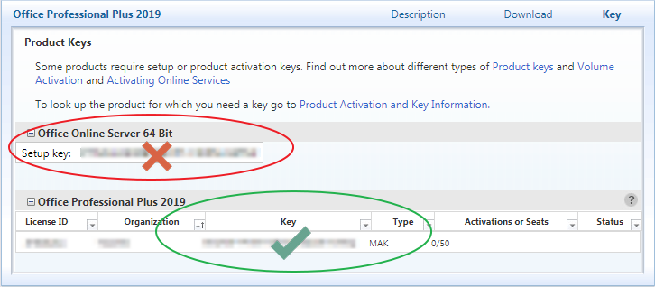 office 2019 product key